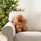 Glitzhome® 15"H Christmas Gingerbread Man Shaped Pillow